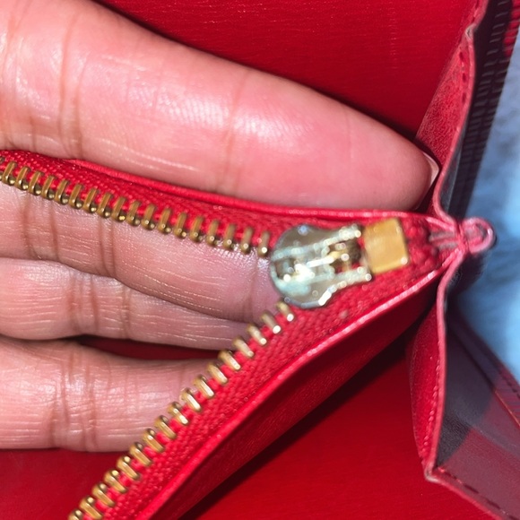 Louis Vuitton Red Epi Long Wallet Pouch - Picture 8 of 16